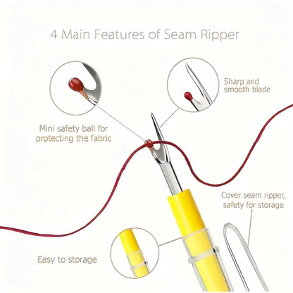 5PCS Seam Rippers for Sewing Tool Handy Stitch Ripper Hem Ripper Sewing Stitches Sewing Tools for Opening Removing Seams Hems