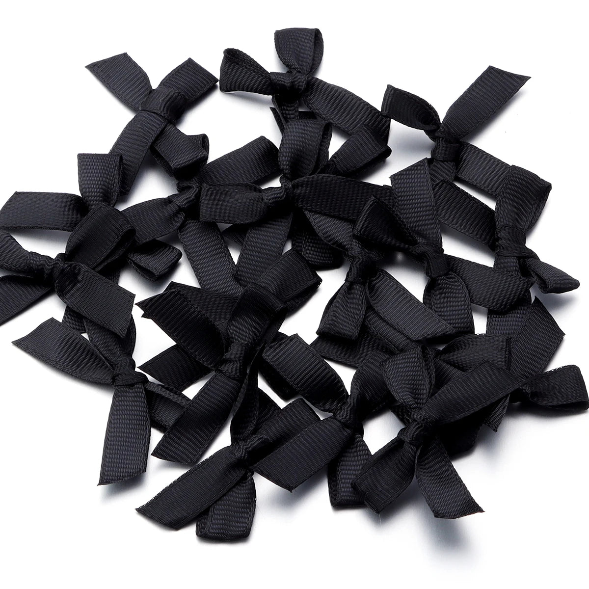 50 Pcs/Lot 4*3.5cm Fresh Pink Ribbon Bows Small Size Satin Ribbon Bow Flower Craft Decoration Handwork DIY Party Decoration