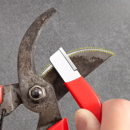 “Precision Edge” Professional Kitchen Knife Sharpener - Tungsten and Diamond Ceramic Whetstone for All Blades, Including Gard