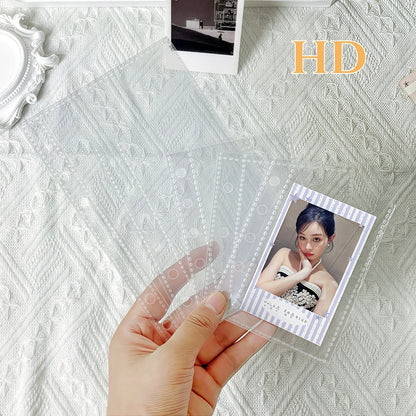 10/20/30/50P/Bag M5/A6/A7 Transparent Loose-Leaf Pages, Plastic Protective Covers, Portable Sticker Books, Loose-Leaf Binders