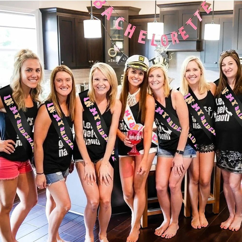 In my bride era sash Bride to be Future Mrs Bachelorette hen Party bridal shower wedding decoration Bridesmaid proposal gift