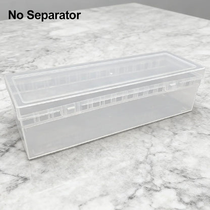 Holds 800+ Trading Card Storage Box for MTG PKM Cards Plastic Large Clear Compartmentalized Organizer Card Case for Sports PT
