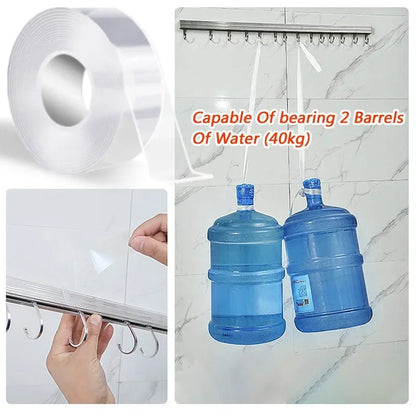 Nano Double Sided Adhesive Tape Strong High Viscosity Transparent Thicken Waterproof And Traceless Acrylic Tape Household Ite