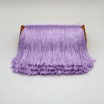 Lace Ribbon, 10 Yards Tassel Trim for Dress Trimming, Do It Yourself Crafts & Scrapbooking - Lilac / 10 yards