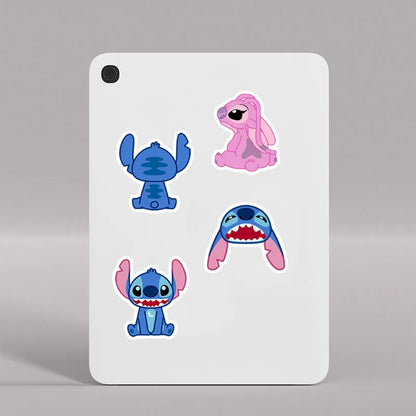 50piece new cute back to school anime stitch stickers anime parody cute patterns girl children birthday holiday gifts