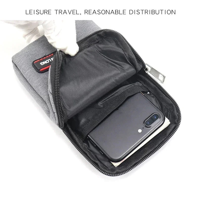 Waterproof Waist Bag Purse Single/double Layer Outdoor Waist Fanny Pack Men Phone Pouch Camping Hunting Tactical Bag with Bel