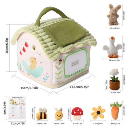 Montessori Cloths Toys Magic Cotton Animal Tissue Box Kids Finger Exercise Cloth Busy Box Toys Baby Educational Activity Sens