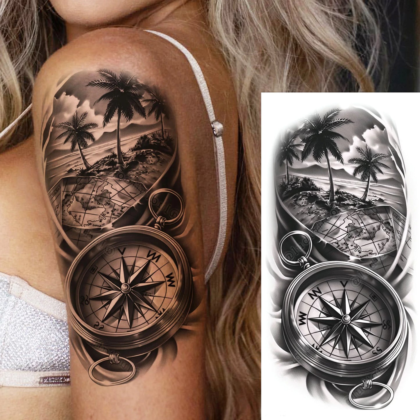 1 Sheet Bless Belief Faith Engraved Temporary Tattoos Family Love Tatoos Waterproof Realistic Fake Tattoo Stickers Long Lasti