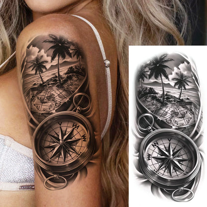 1 Sheet Bless Belief Faith Engraved Temporary Tattoos Family Love Tatoos Waterproof Realistic Fake Tattoo Stickers Long Lasti
