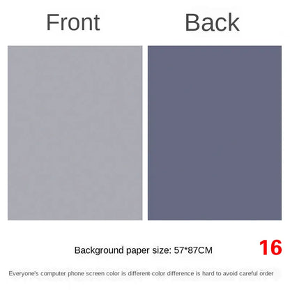 Photography Backdrops Wallpaper 57*87cm 2sides Solid Color Photo Background Props for Photo Studio Newborn Product Photograph