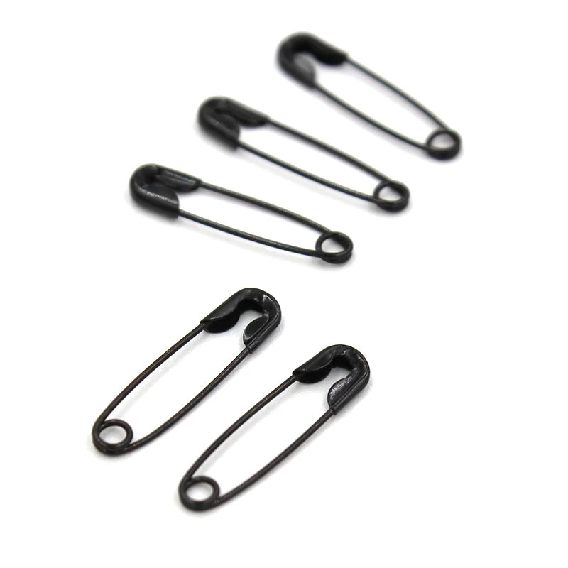 50Pcs Silver Safety Pins DIY Sewing Tools Accessory Stainless Steel Needles Large Safety Pin Small Brooch Apparel Accessories