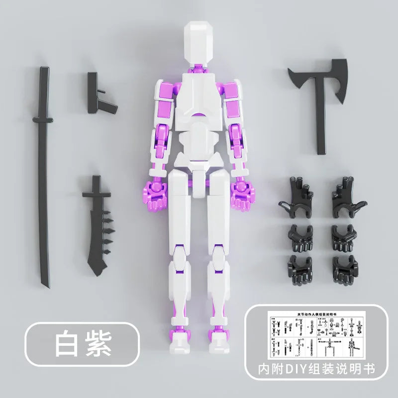 3D Printed Mannequin Action Figures Toys Dummy 13 Shapeshift Robot Multi-Jointed Movable Kids Adults Parent-children Games Gi