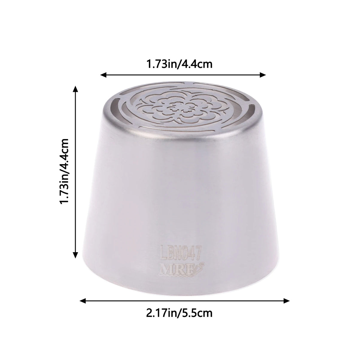1Pc Stainless Steel Russian Piping Tips Christmas Cake Icing Frosting Nozzles For Cupcake Decoration DIY Kitchen Baking Tool 