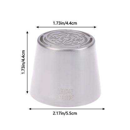 1Pc Stainless Steel Russian Piping Tips Christmas Cake Icing Frosting Nozzles For Cupcake Decoration DIY Kitchen Baking Tool 