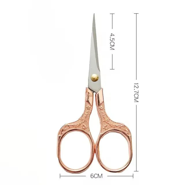 Sharp Durable Stainless Steel Antique Scissors Professional Fabric Embroidery Vintage Tailor Thread Scissor for Sewing Shears