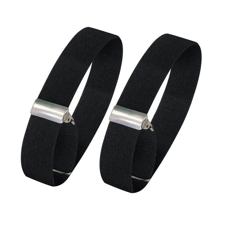 Non-slip Metal Armband Stretch Garter Shirt Sleeve Holder Unisex Sleeve Holders Armbands Elastic Armband Accessories (not pai