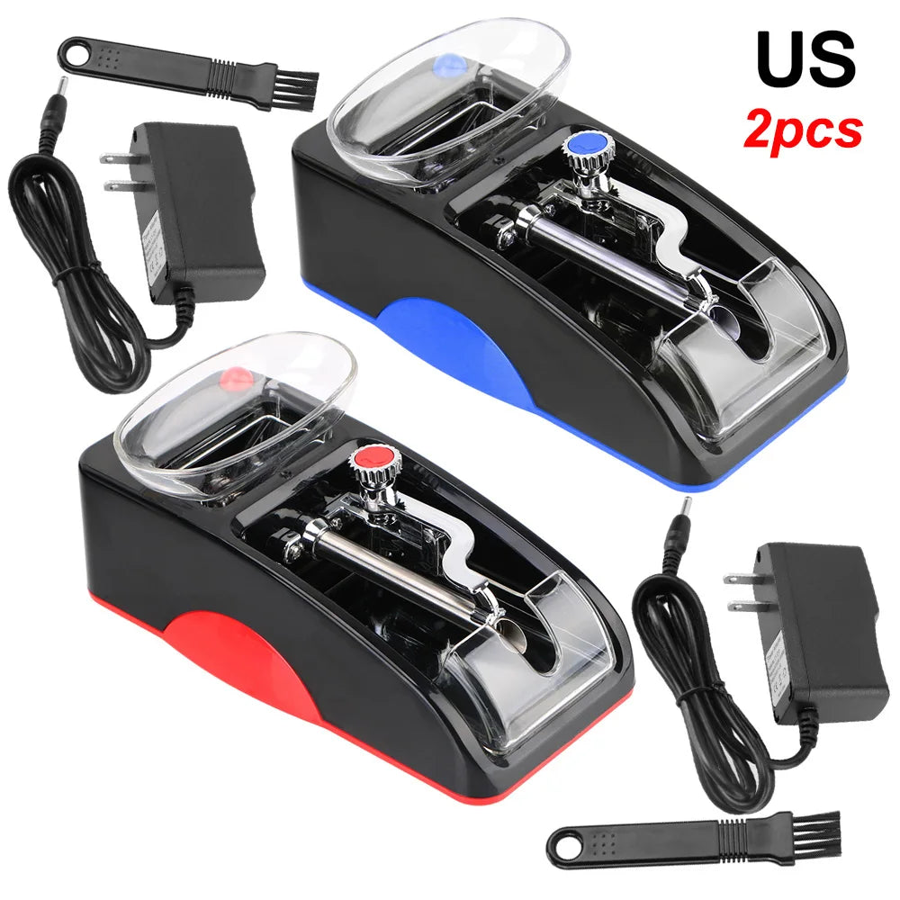 110V/230V Electric Automatic Cigarette Rolling Machine Cigar Roller Smoking Tool EU US Plug Injector Maker DIY Accessories - 