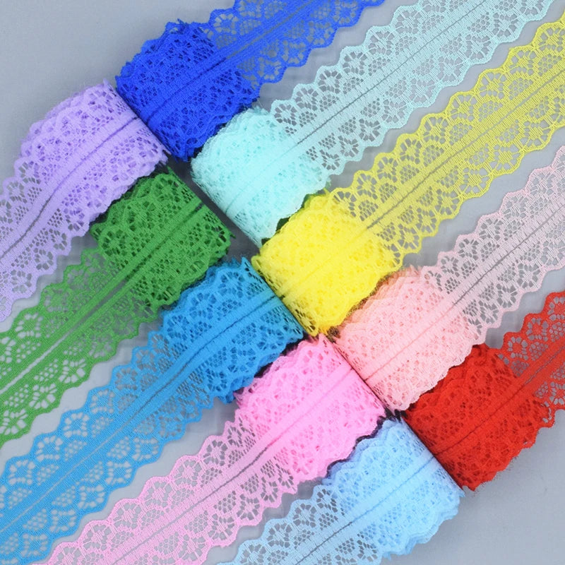 28mm wide beautiful lace ribbon lace fabric DIY embroidery pure lace embroidery decoration 21 color lace fabric 5-10yards