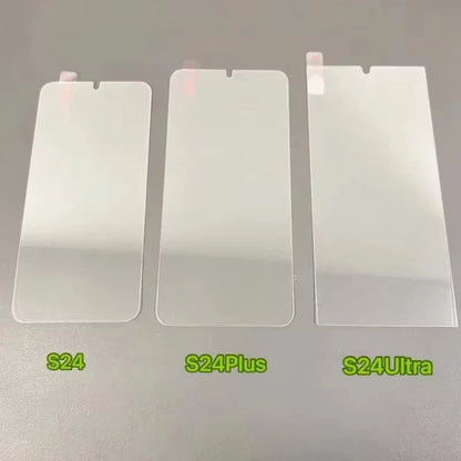 NNBILI 4PCS Full Cover Tempered Glass For Samsung Galaxy S24 S25 S26 Ultra S26 Fingerprint Screen Protector Protective HD Gla