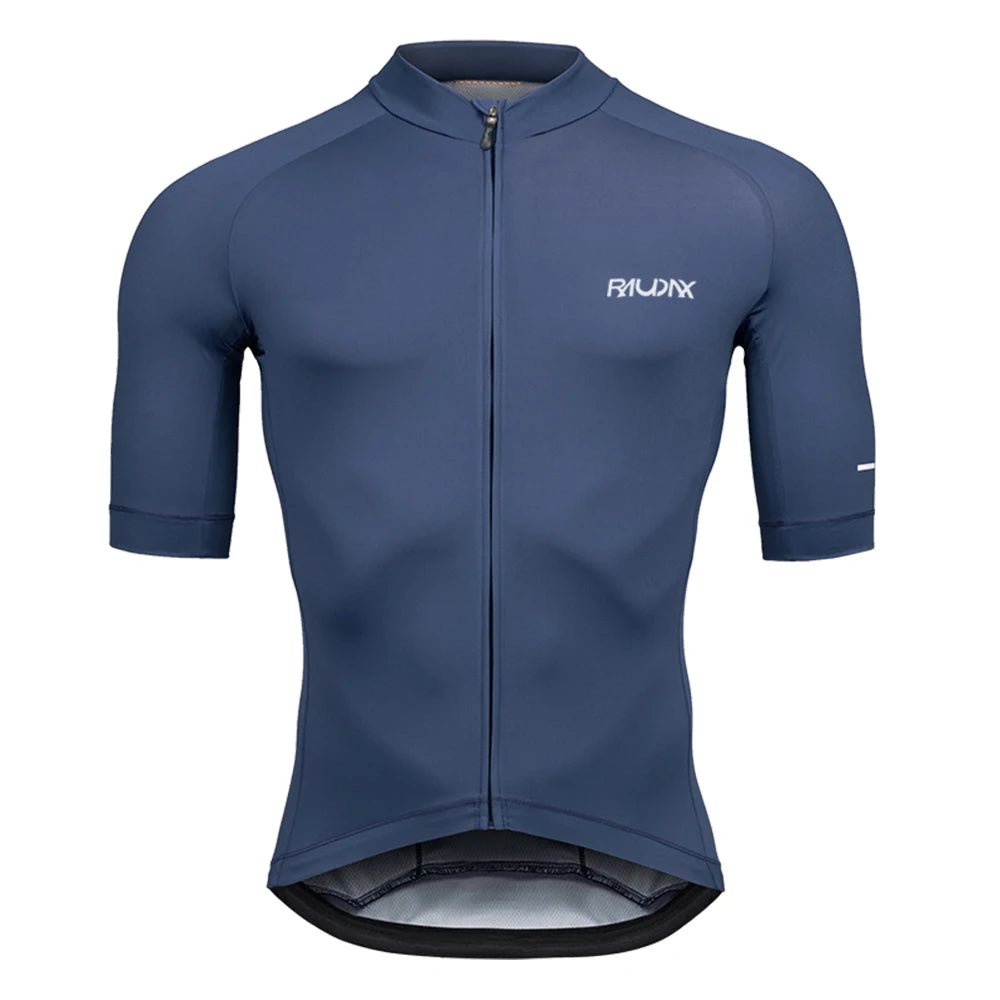 New Raudax Cycling Jersey 6 Colour Cycling Racing Tops Short Sleeve Bike Jersey Road Cycling Shirts Summer Bicycle Jerseys - 