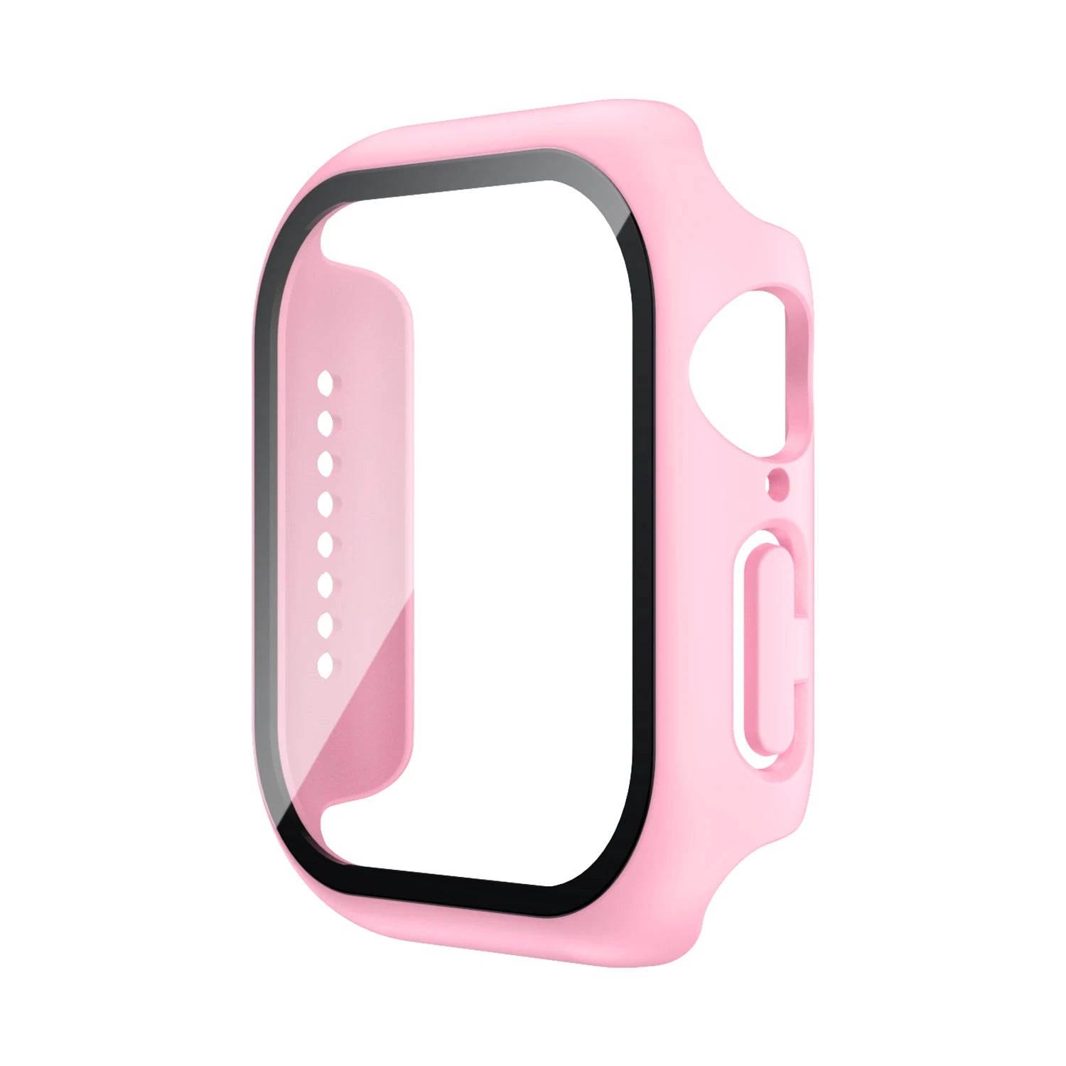 Tempered Glass+Case For Apple Watch 38mm 40mm 41mm 42mm 44mm 45mm 46mm Screen Protector Protective Cover iWatch 10 8 7 9 6 SE