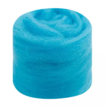 Needle Felting Wool Fibre Wool Roving for DIY Craft Materials, Needle Felt Roving Fabric Felt Craft Toys Handmade Felting Cra