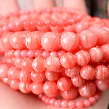 Natural Stone Beads Lava Jaspers Tiger Eye Quartz Agates Round Loose Beads for Jewelry Making DIY Bracelet Accessories 4-12MM