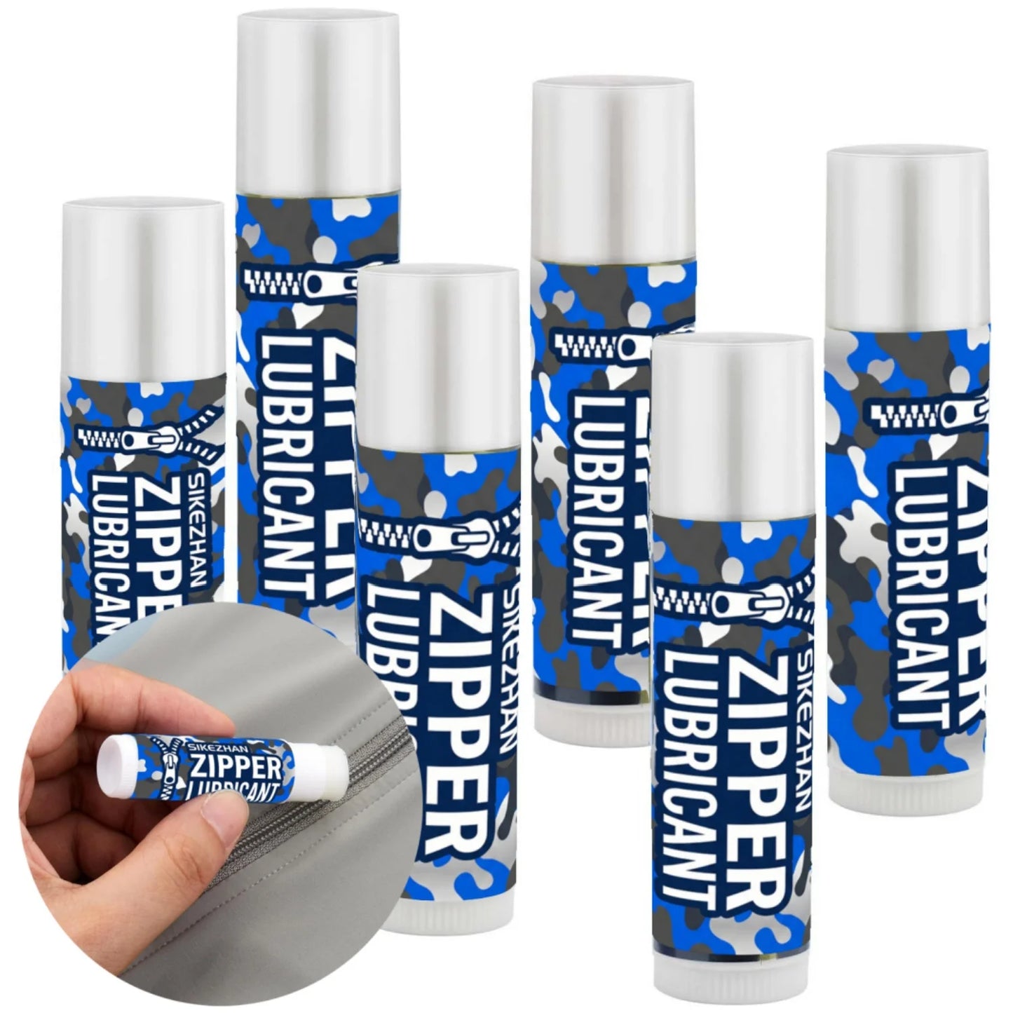 Universal Zipper Lubricant Wax Stick for Marine Boat Canvas Wetsuit Drysuit. Heavy Duty Zip Lube Tool for Snaps & Zippers 6g