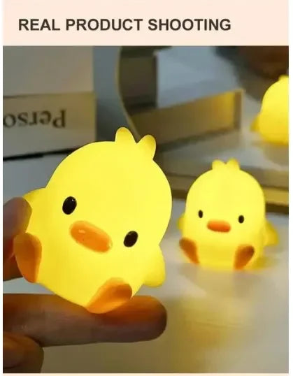 Duck Night Light Bedroom Decoration Cute Cartoon Animal Night Light Christmas Gifts For Kids Room Bedside Sleeping Lamp - duc