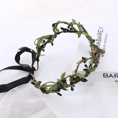 Elven Crown Elf Tiara Vine Headpiece Fairy Witch Diadema Crown Gothic Headband Woodland Dress Bridal Wedding Hair Accessories