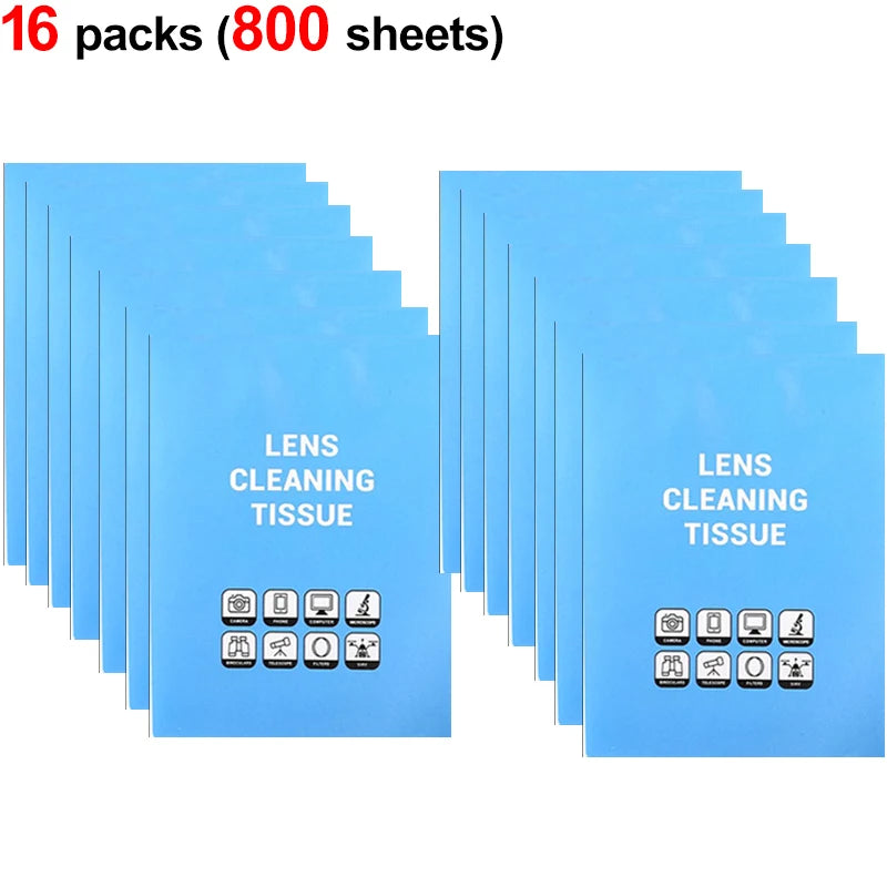 Lens Cleaning Tissue Paper Lens Cleaner Papers Tissue for Microscope Camera Len Glasses Computer Screens Electronic Screens -