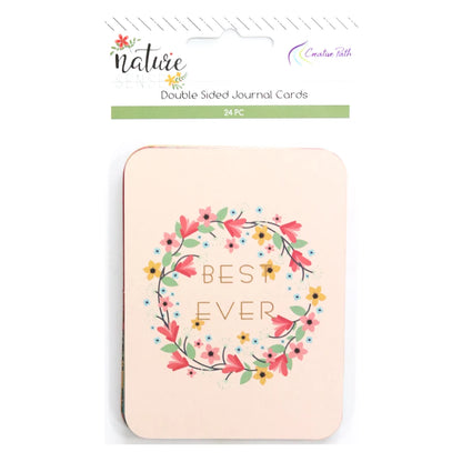 Creative Path Cardboard Journaling Cards Double Sided Printing DIY Crafts Scrapbooking Project Album Journal Card Embellishme
