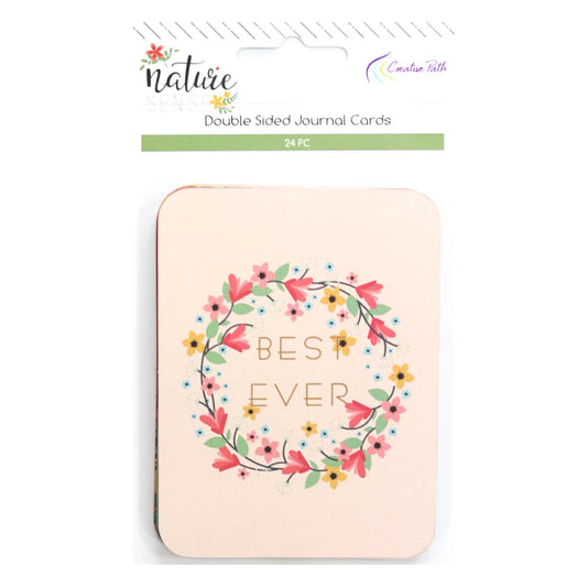 Creative Path Cardboard Journaling Cards Double Sided Printing DIY Crafts Scrapbooking Project Album Journal Card Embellishme