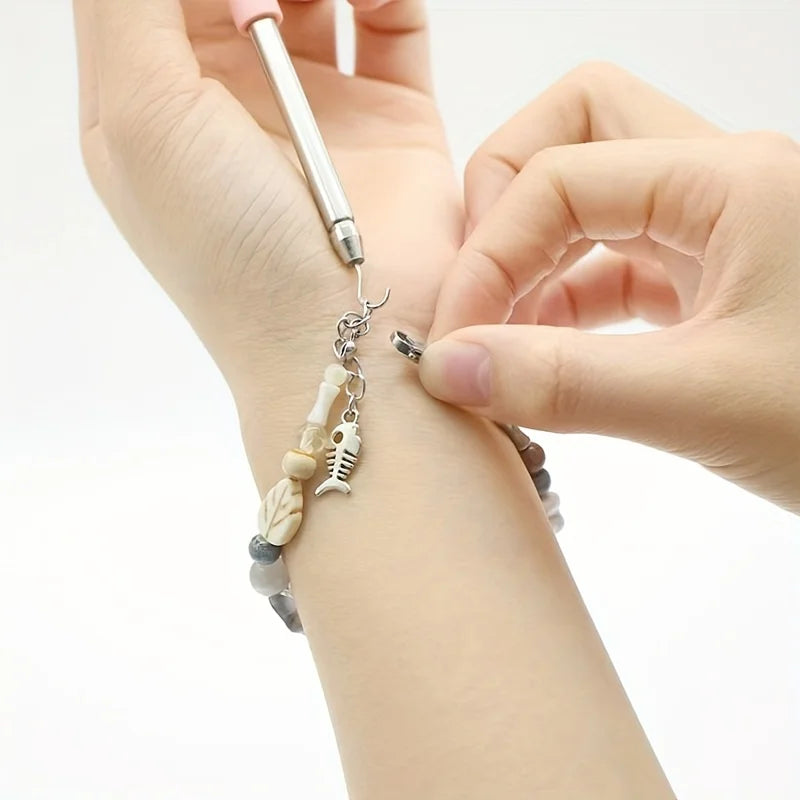 Help Wear Bracelet Tool Partner Jewelry Helper Fastening Aid Quickly Unfasten Hooking Equipment Pliers Clasps Ties Zipper Cra