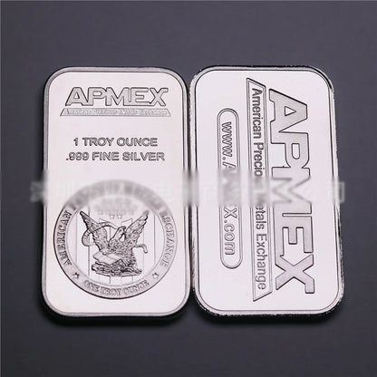 1PCS Various countries Mint 1 Troy Ounce beautiful Various countries Silver Bullion Bar Replica Coins Collection copy gift