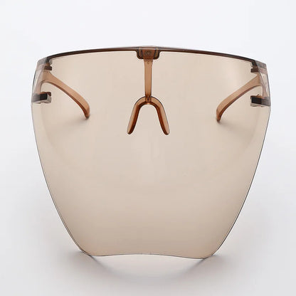 Full Face Sunglasses Mask Women Men Protective Faceshield Glasses Goggles Covered Spherical Lens Anti-Spray Cycling Sunglasse