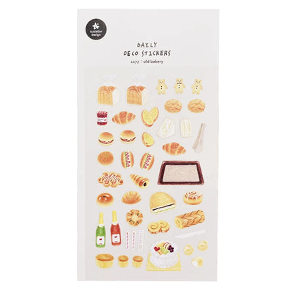 Korean Import Suatelier Baking Bread Cake Desserts Food Stickers Scrapbooking Diy Journal Stationery Sticker Deco School Supp