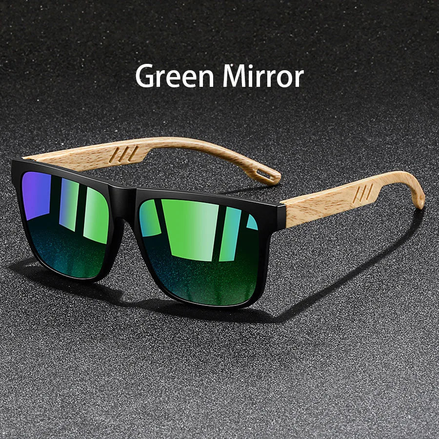 Fashion Vintage Square Square Frame Sunglasses Men Women Fishing Driving Man Designer Sun Glasses Eyewear
