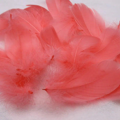 Natural Goose Feathers Plumes 4-15cm Colourful Swan Feather Plume for Home Decoration Craft DIY Party Jewelry Decoration 3Siz