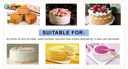 Customized Automatic Cake Icing & Filling Machine - High Efficiency Even Coating for Layer for Commercial Bakery Decorating U