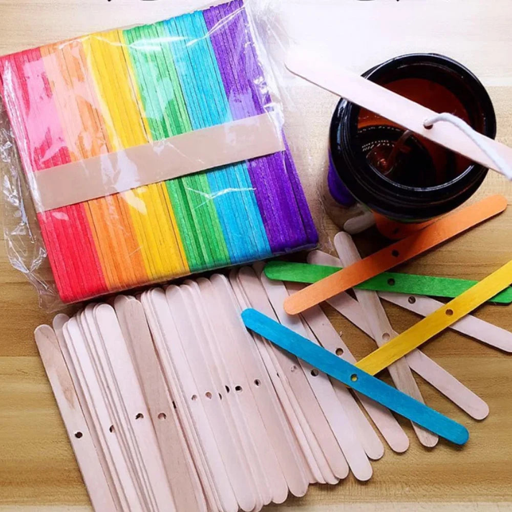 53pcs Candle Wicks Holder Waxed Cotton Candle Wicks Set with Stand Original Smokeless Candle Wicks Soy Oil Wax Core Woven Mak