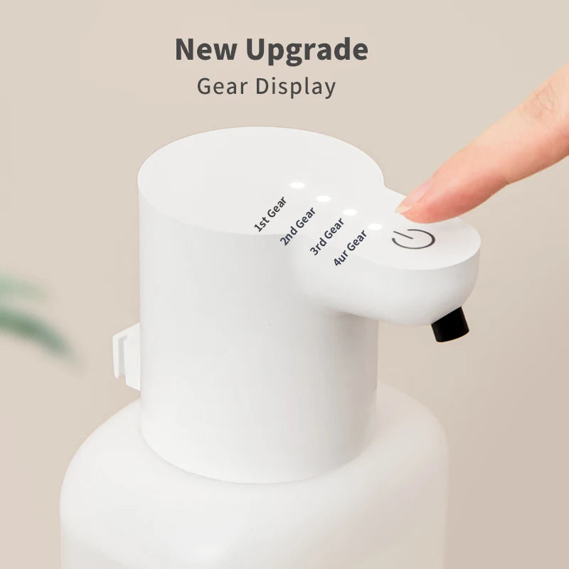 New Wall Mounted Automatic Soap Dispenser Foam Smart Hand Washing Machine 500ml Liquid Rechargeable Bathroom Induction Sensor