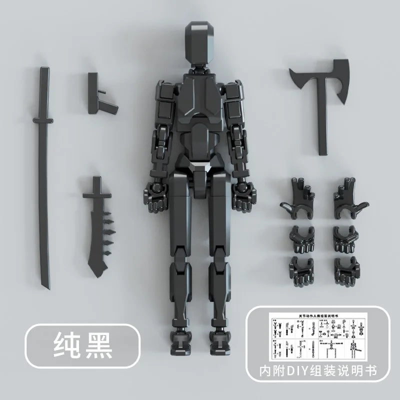 3D Printed Mannequin Action Figures Toys Dummy 13 Shapeshift Robot Multi-Jointed Movable Kids Adults Parent-children Games Gi