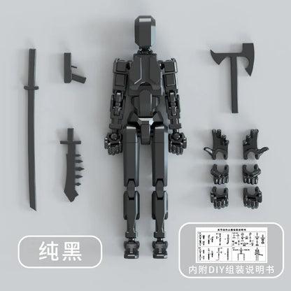 3D Printed Mannequin Action Figures Toys Dummy 13 Shapeshift Robot Multi-Jointed Movable Kids Adults Parent-children Games Gi