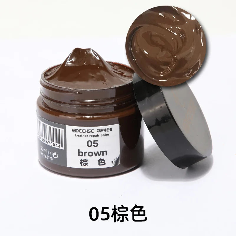 Car Leather Repair Kit Liquid Skin Recoloring Balm No Heat Repair Tool Auto Seat Holes Scratch Cracks Rips Restoration Set Sh