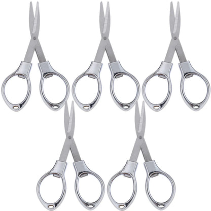 Foldable Stainless Steel Vintage Scissors Sewing Fabric Cutter Embroidery Cute Scissors Tailor Scissor Thread Sewing Tools NE