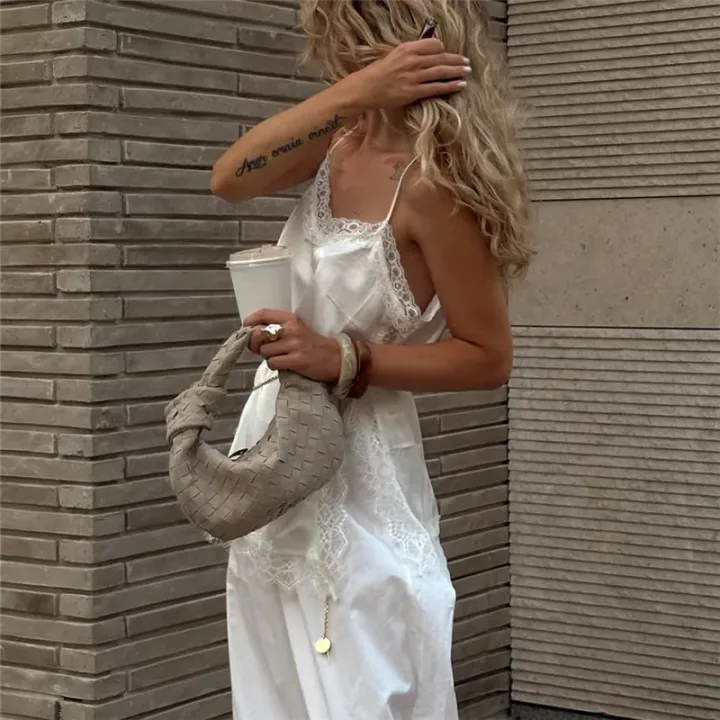 hirigin Lace Trim Satin Cami Tank Tops for Women Spaghetti Strap Sexy V Neck Silk Camisole Going Out Party Club Shirts