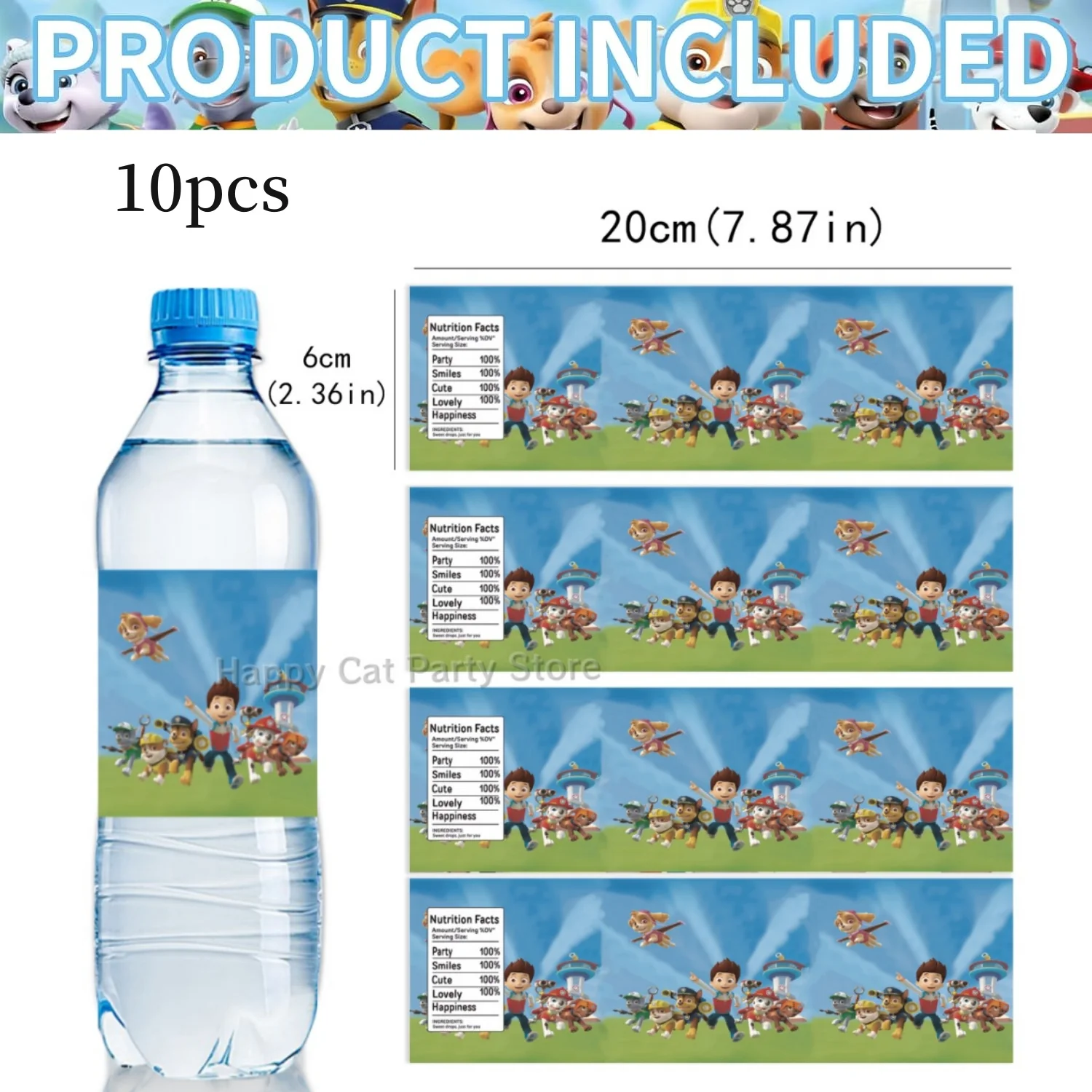bottle label-10pcs