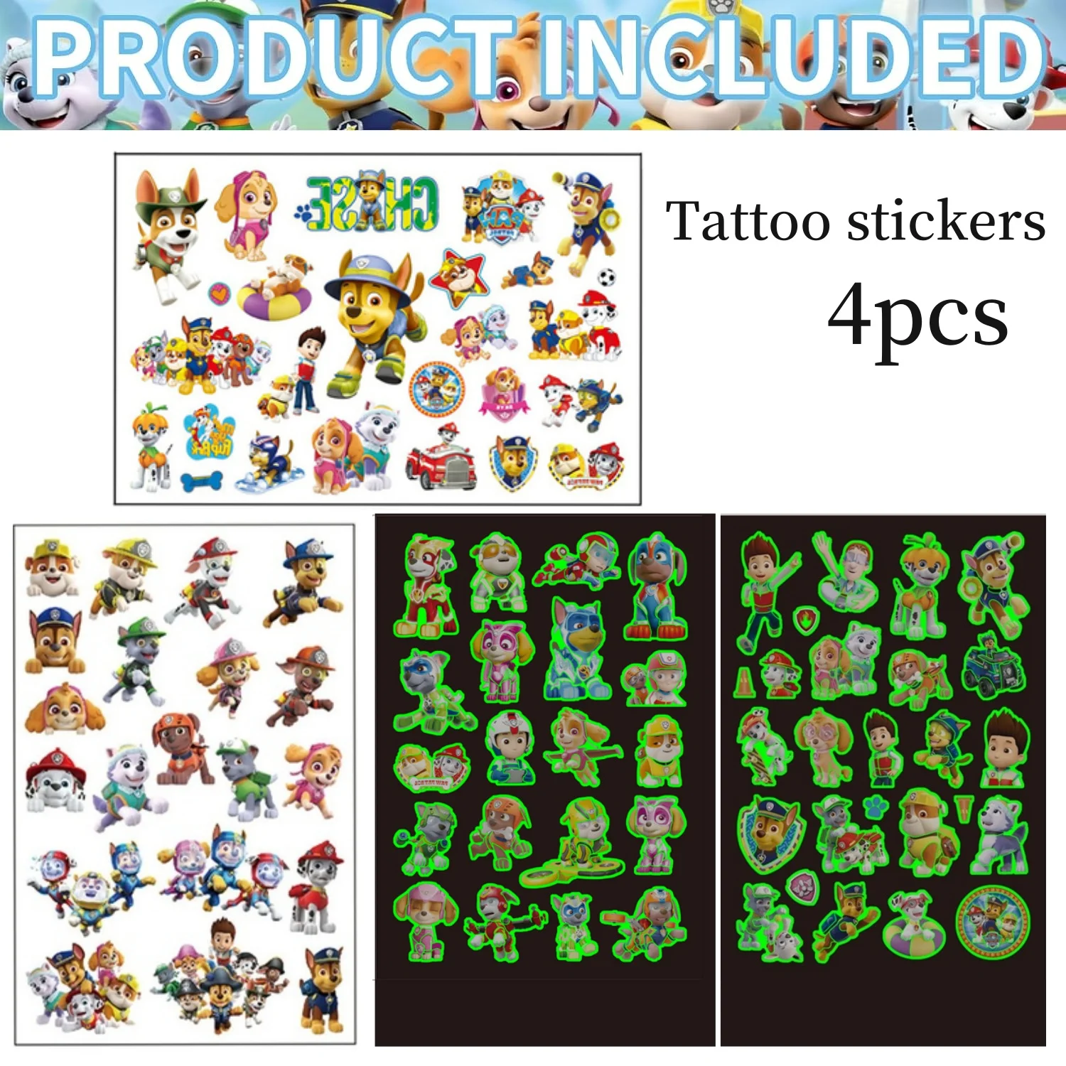 Tattoo sticker-4pcs