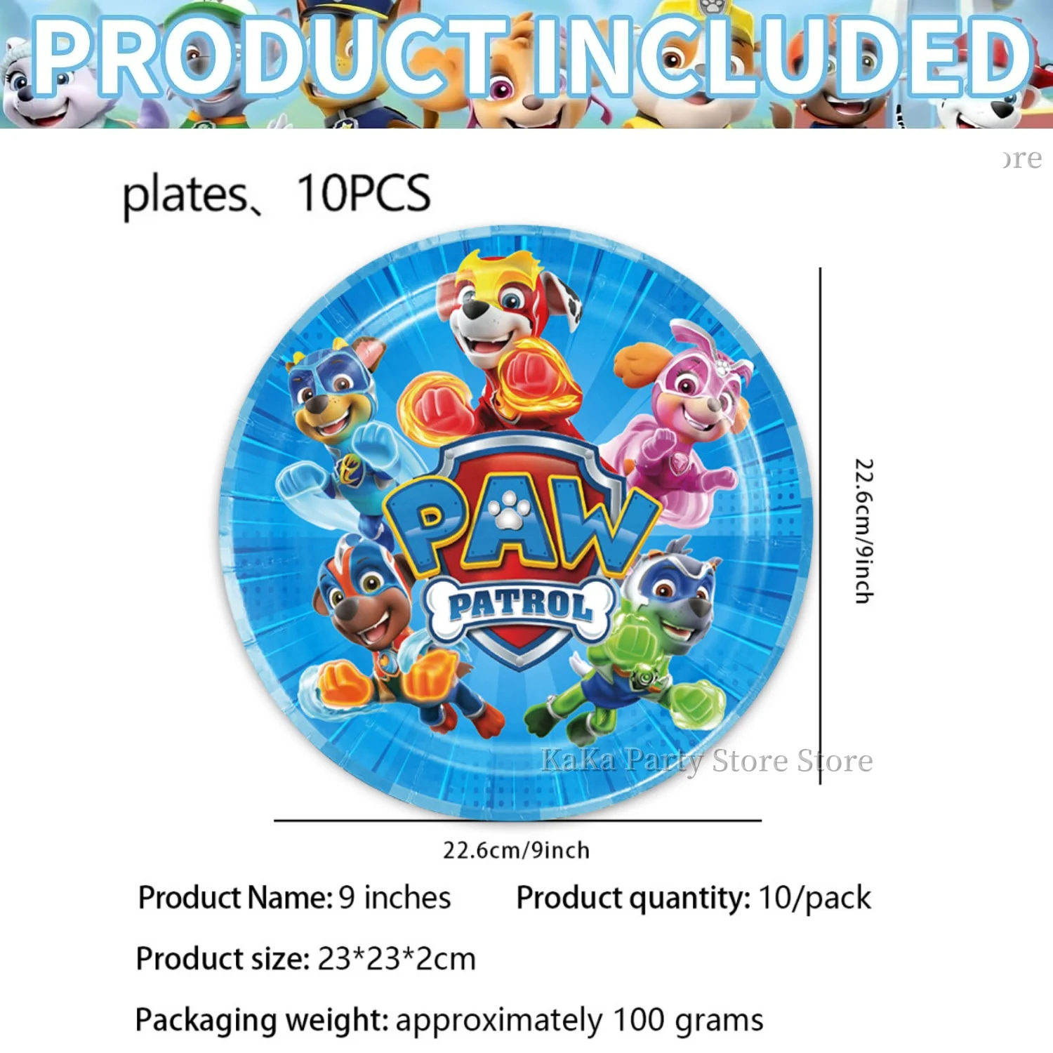 9 inch Plate-10pcs